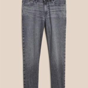 Banana Republic Slim Organic Cotton Medium Grey Wash Jeans